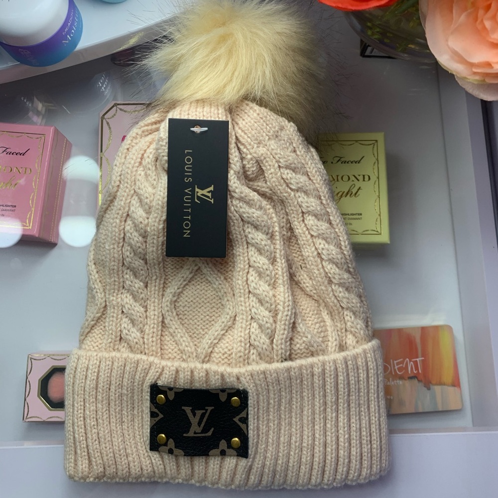 Tan beanie
